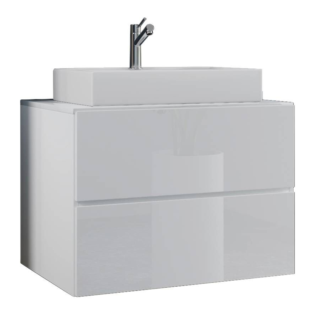 VCM Möbel Badblock 2tlg-Lendas weiß weiß B/H/T: ca. 81x69x51,4 cm 509764500