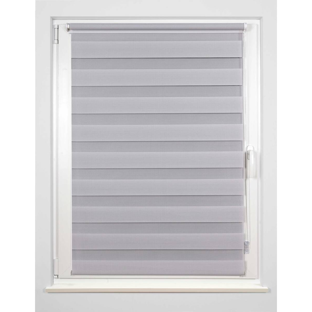 Doppelrollo Just grau B/L: ca. 70x210 cm