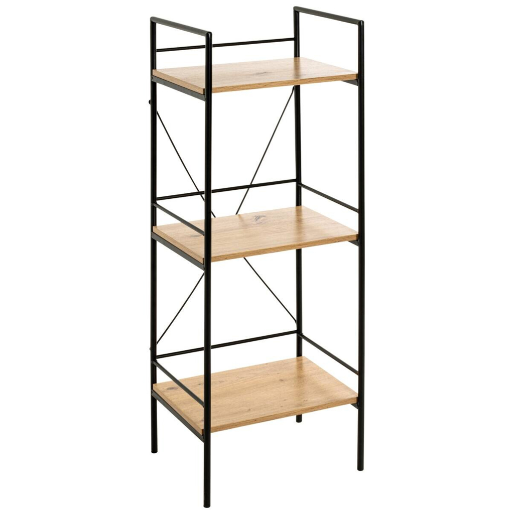 Regal Eiche Nachbildung schwarz B/H/T: ca. 34x96x27 cm