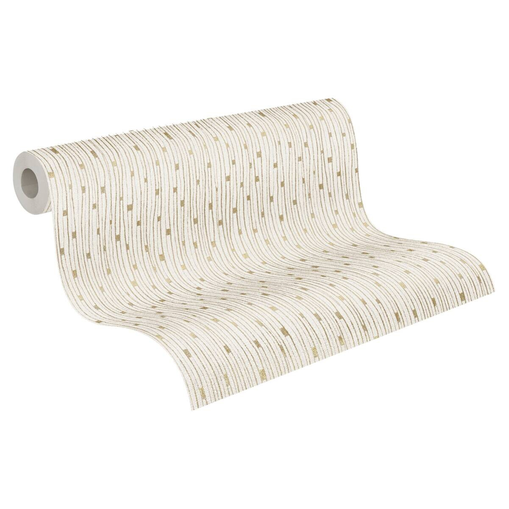 A.S.Creation Vliestapete gold creme B/H/D: ca. 53x1005x8,2 cm