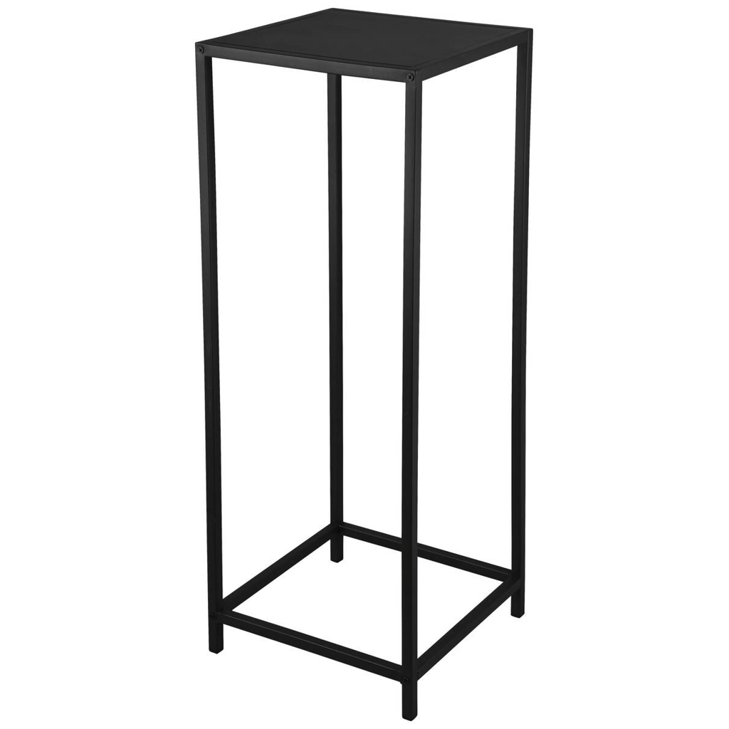Beistelltisch Vera schwarz lackiert Metall B/H/T: ca. 31x80x31 cm