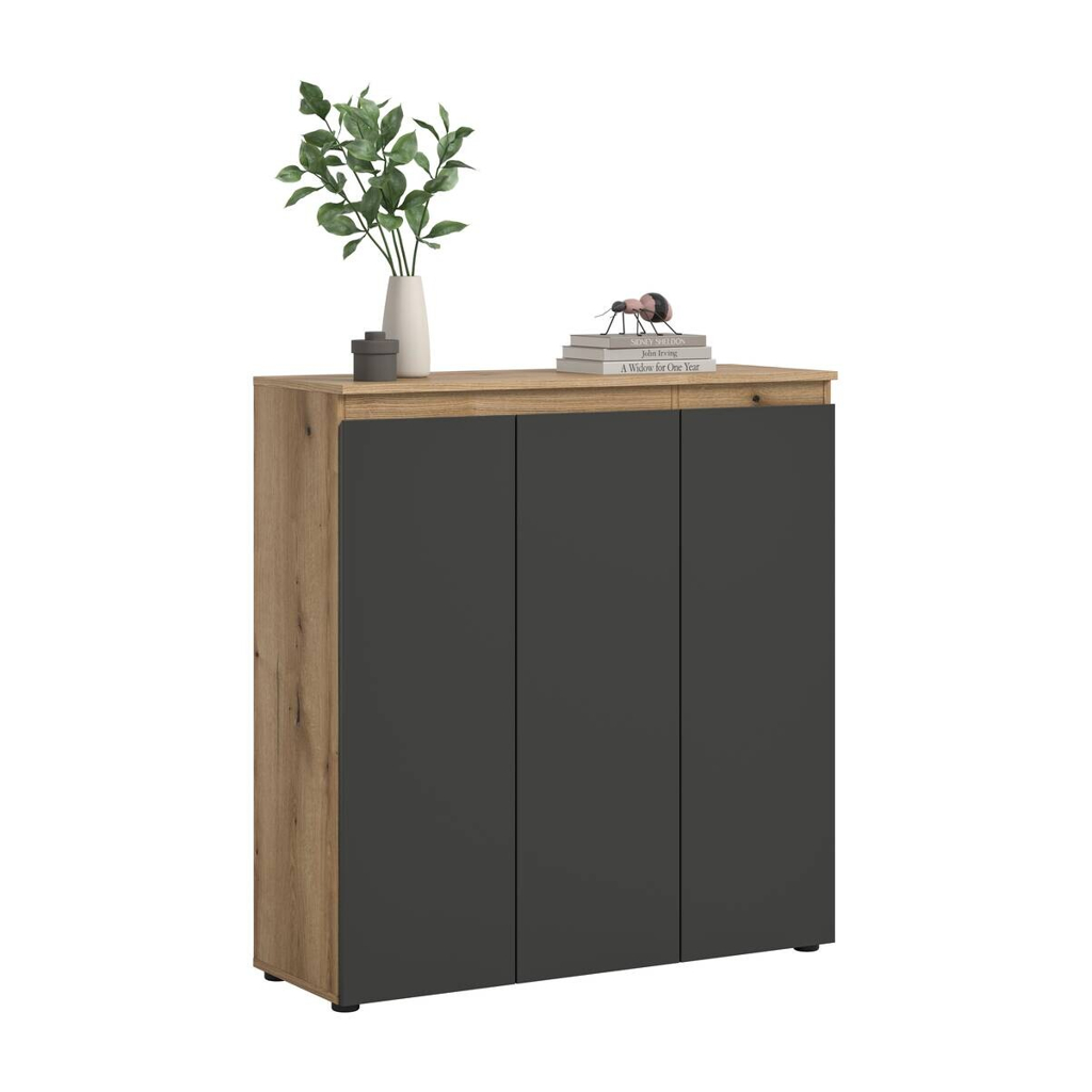 Schrank SCARPA Evoke Oak Nachbildung anthrazit B/H/T: ca. 105x111x37 cm