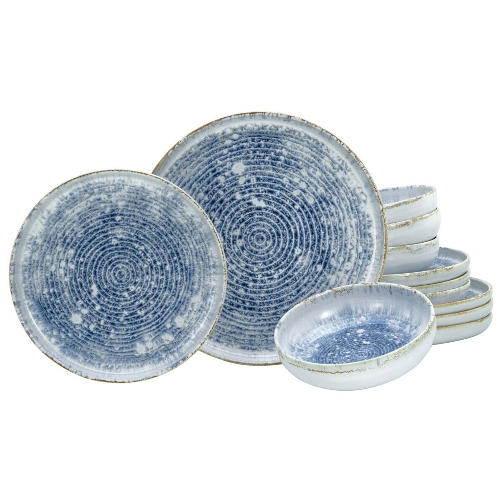 CreaTable Tafelservice Uno multicolor Steinzeug 12 tlg.