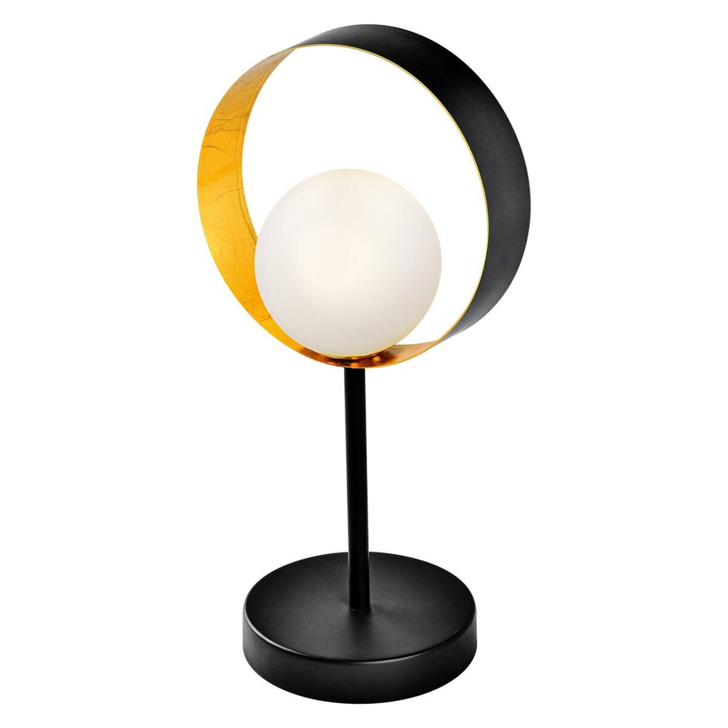 Ledvance LED-Tischleuchte gold schwarz Glas Metall B/H/L: ca. 13x18x36,5 cm