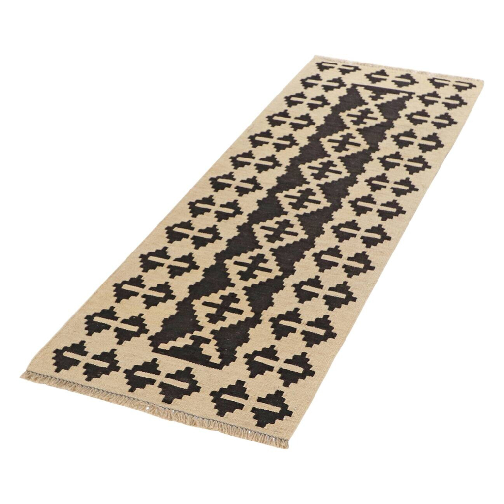 PersaTepp Teppich Kelim Gashgai schwarz B/H/L: ca. 64x1x198 cm