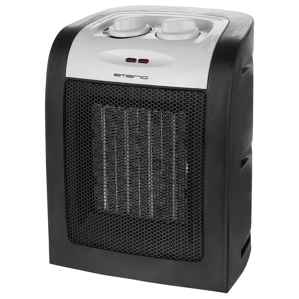 Emerio Heizlüfter FH-106145.9 schwarz silber Kunststoff ca. 1800 W
