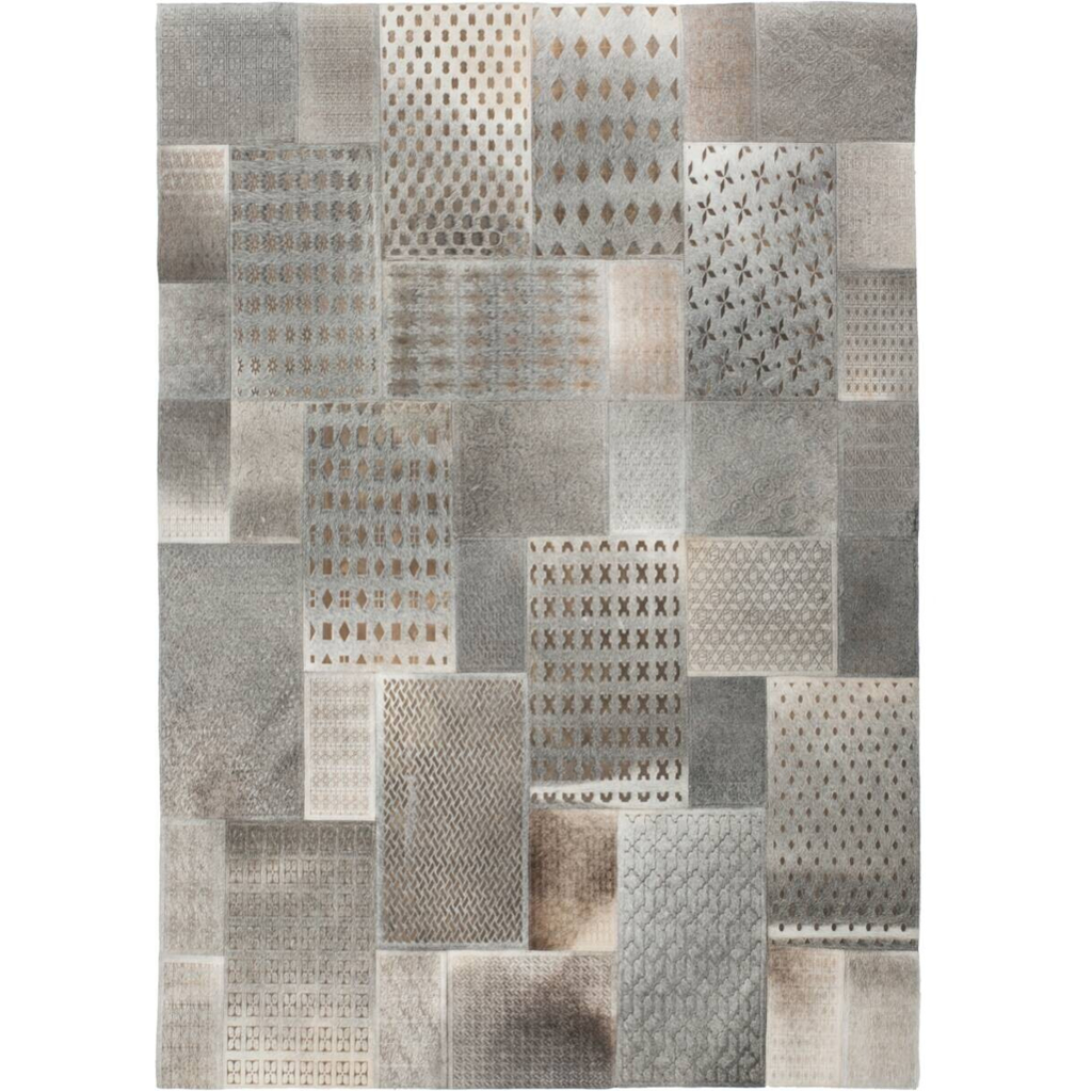 Kayoom Kurzflorteppich Gleam 560 grau B/L: ca. 120x170 cm
