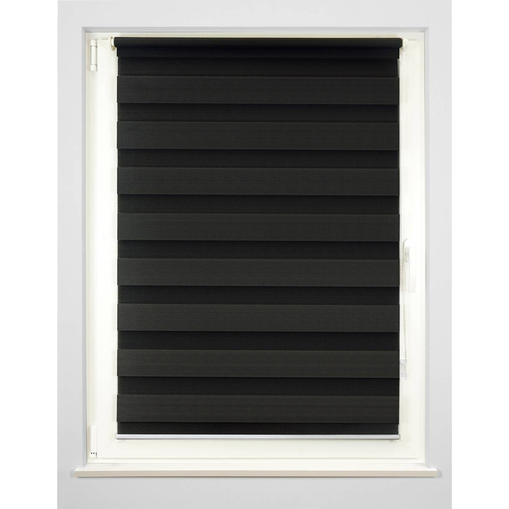 Doppelrollo Just anthrazit B/L: ca. 140x160 cm