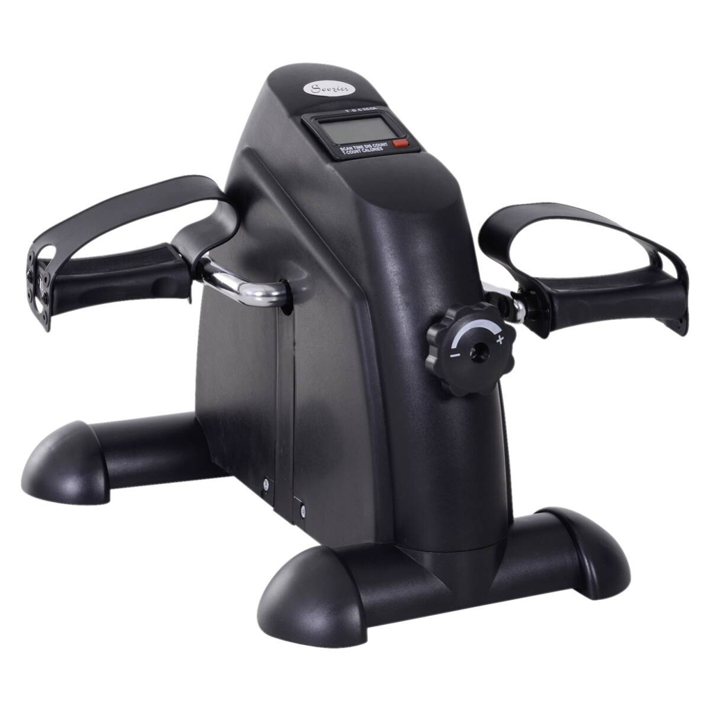 HOMCOM Pedaltrainer schwarz Metall B/H/T: ca. 39x31x40 cm