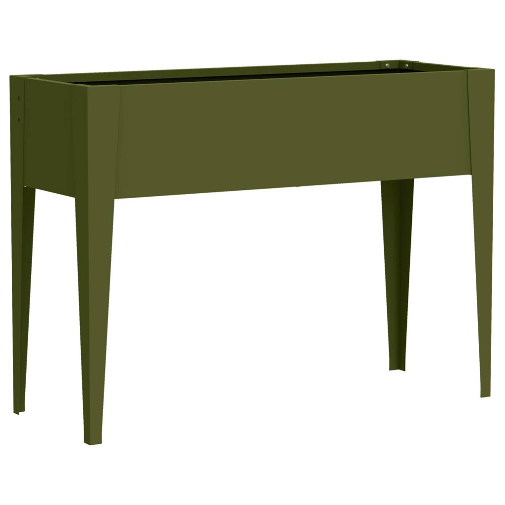 Westmann Hochbeet Vedura olive Stahl B/H/L: ca. 100x80x30 cm