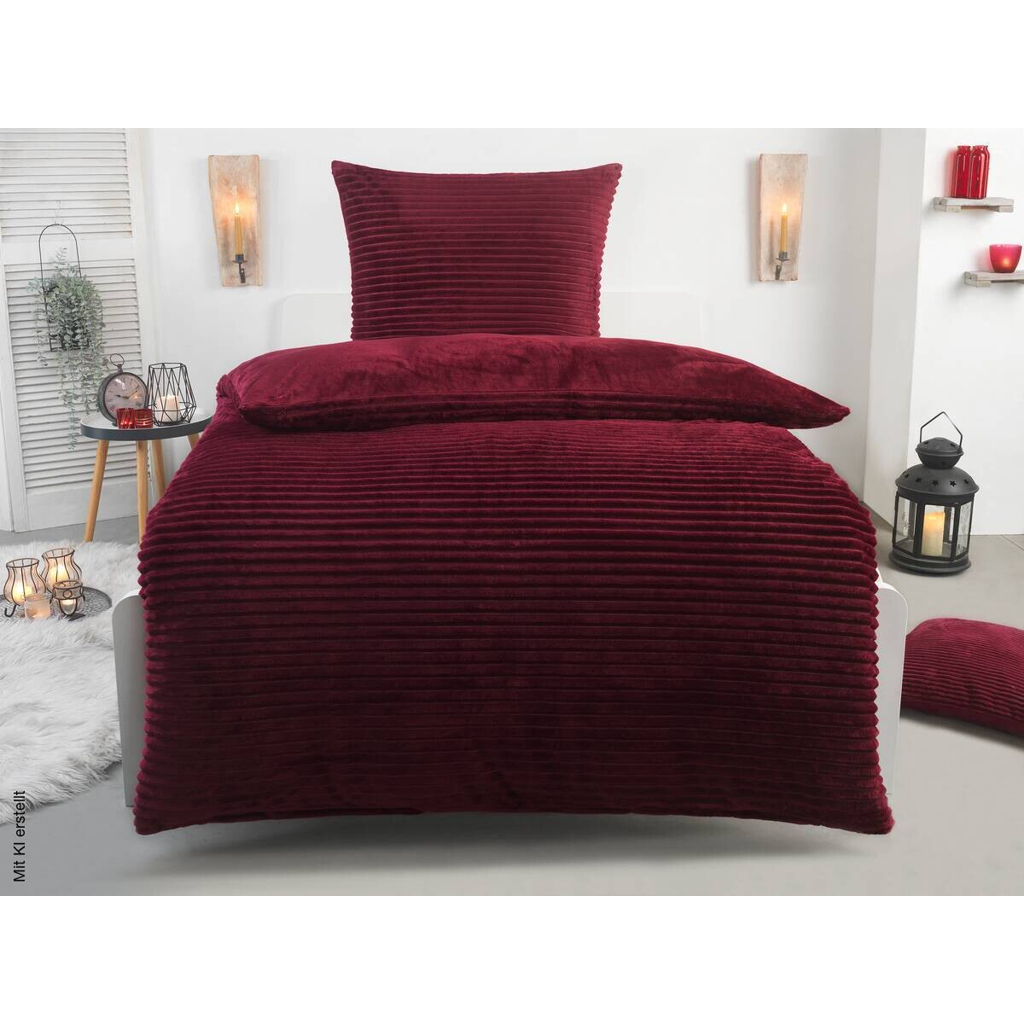 Microfaser Wende Bettwäsche Cashmere touch