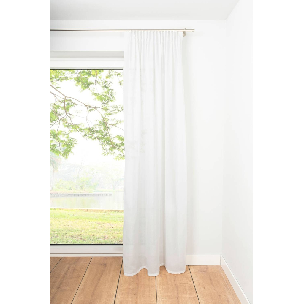 Kombivorhang 2er Pack Breeze weiß B/L: ca. 135x300 cm