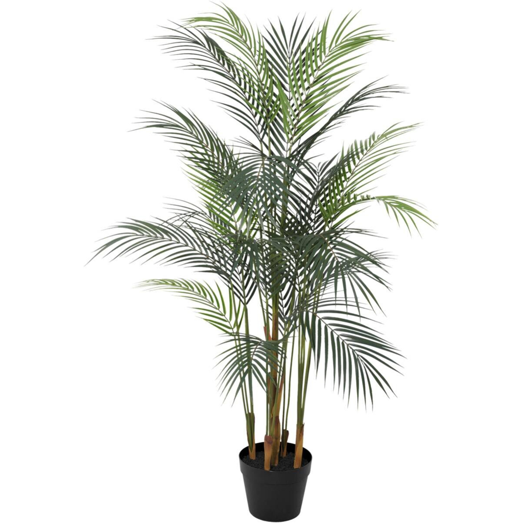 Kunstpflanze Deko-Palme schwarz Kunststoff B/H/L: ca. 17x112x17 cm