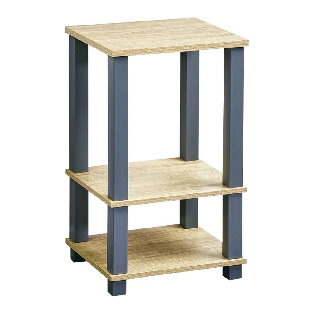 Kesper Regal grau Spanplatte B/H/L: ca. 29x58,5x34 cm