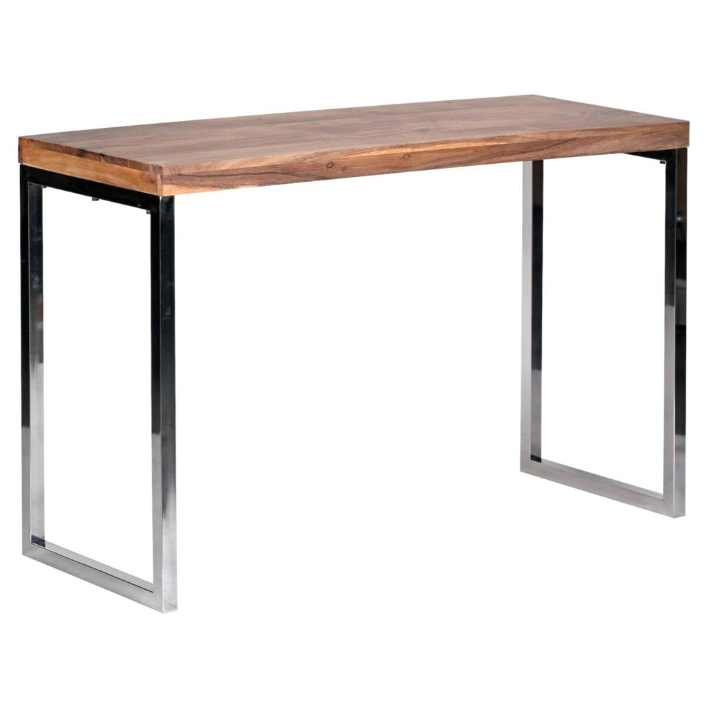 Konsolentisch natur Chrom Akazie Chrom B/H/T: ca. 120x76x45 cm