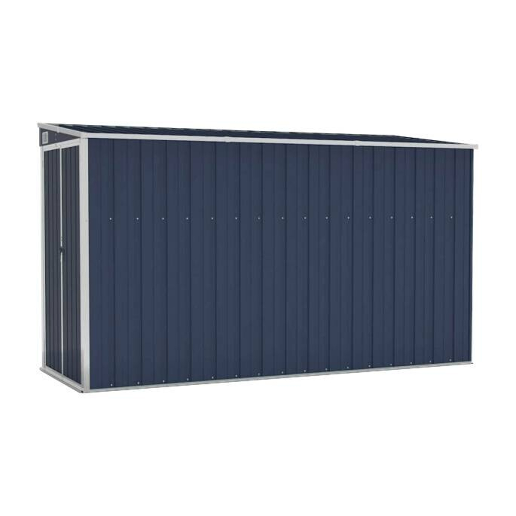 vidaXL Gartenhaus anthrazit B/H/T: ca. 118x178x288 cm