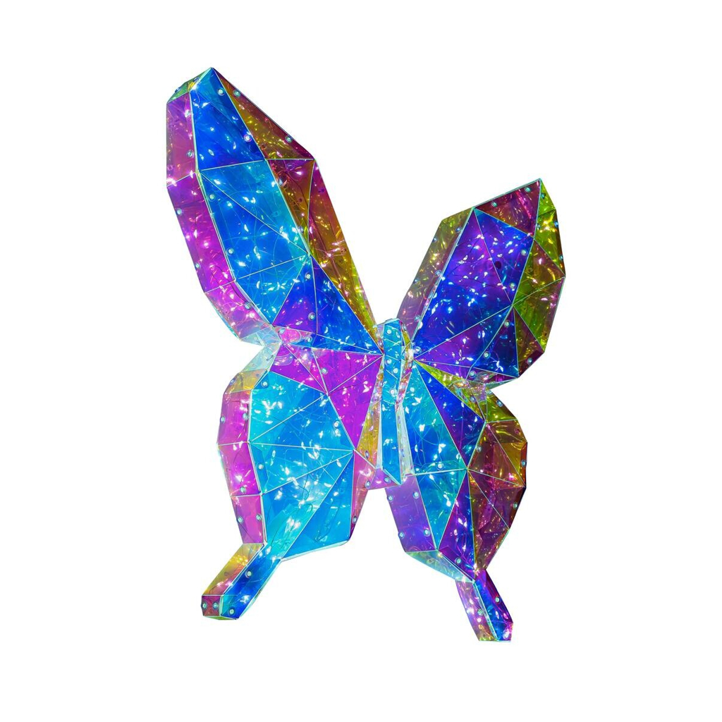 Nolo LED-Dekowandleuchte Butterfly B/H/T: ca. 46x45x8 cm