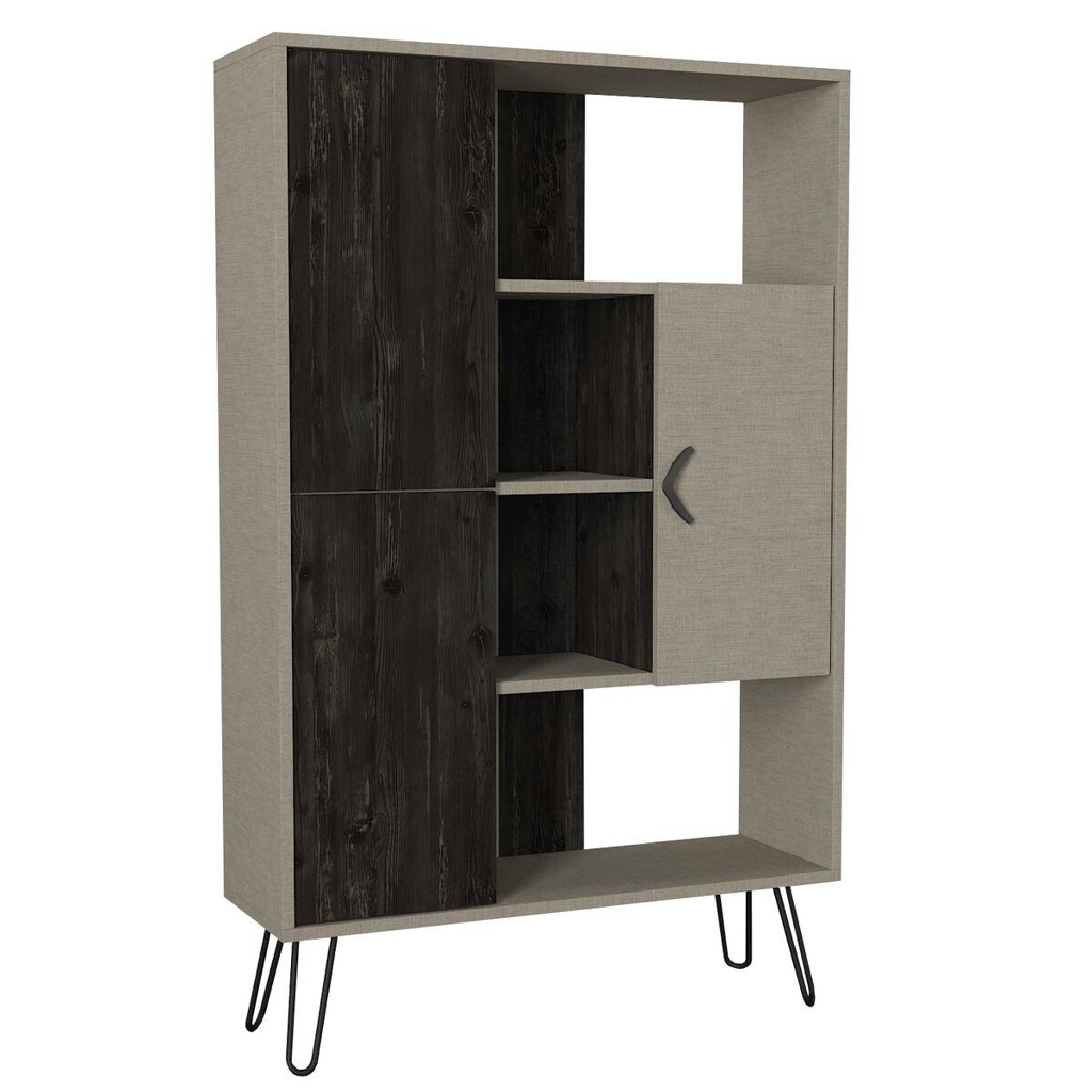 Regal Trenta Rebab grau B/H/T: ca. 90x144x31 cm