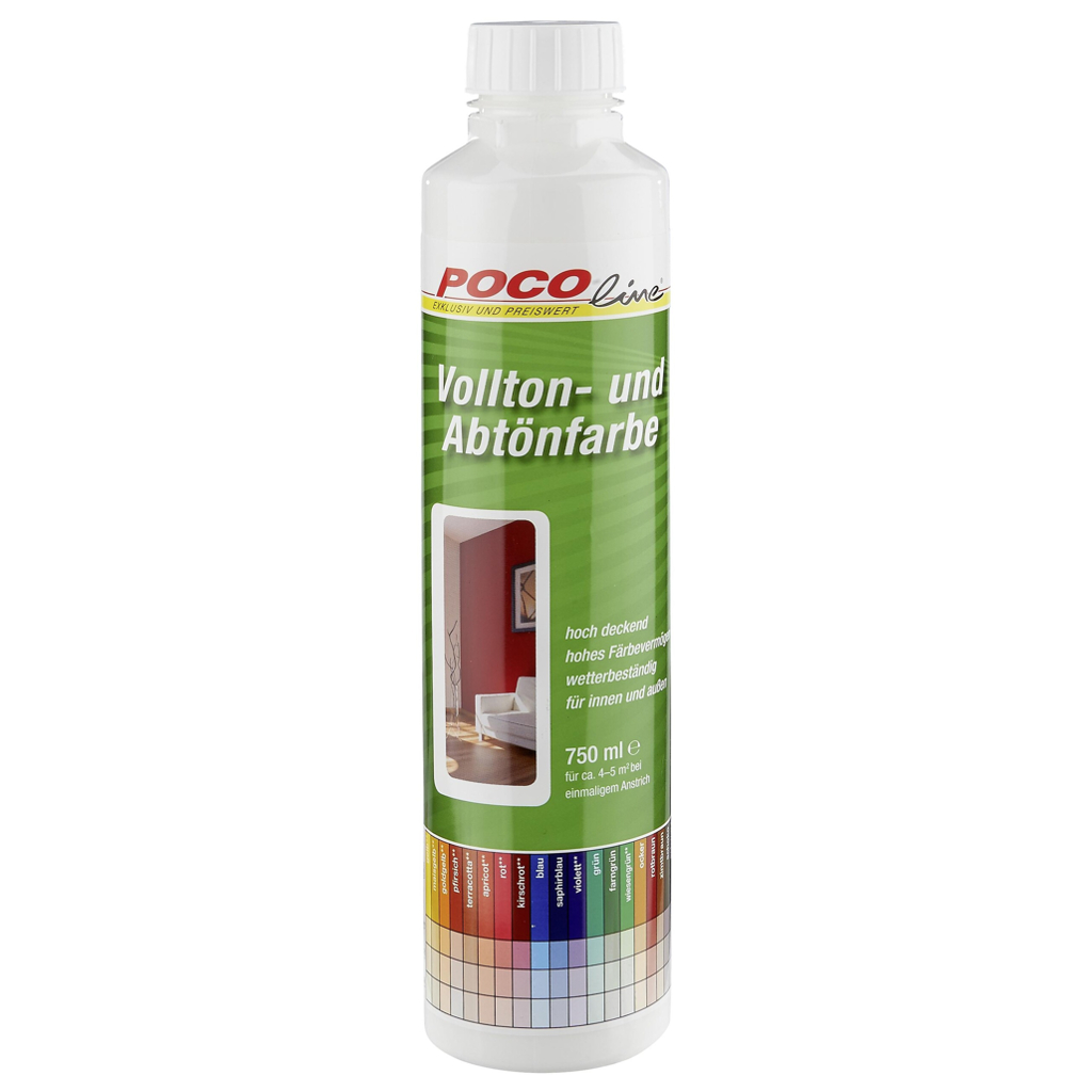 POCOline Vollton- und Abtönfarbe weiß ca. 0,75 l