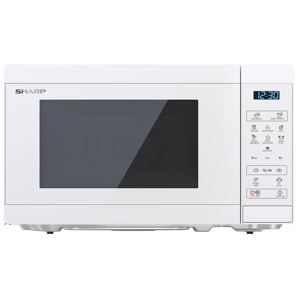 Sharp Mikrowelle YC-MS02E-C weiß Glas B/H/T: ca. 44x25,8x32,4 cm