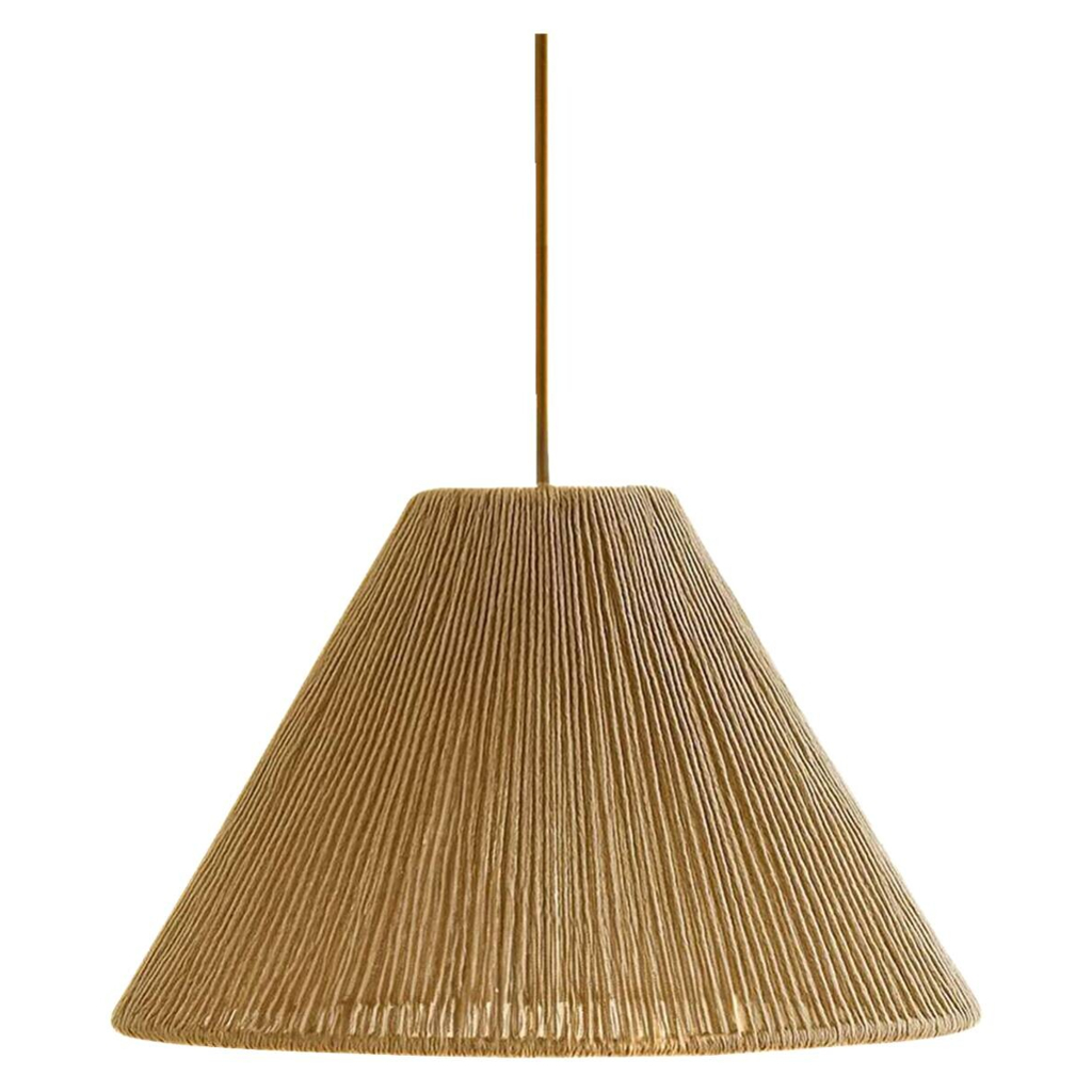 Opviq Pendelleuchte beige Kunststoff B/T/L: ca. 30x30x30 cm E27 1 Brennstellen