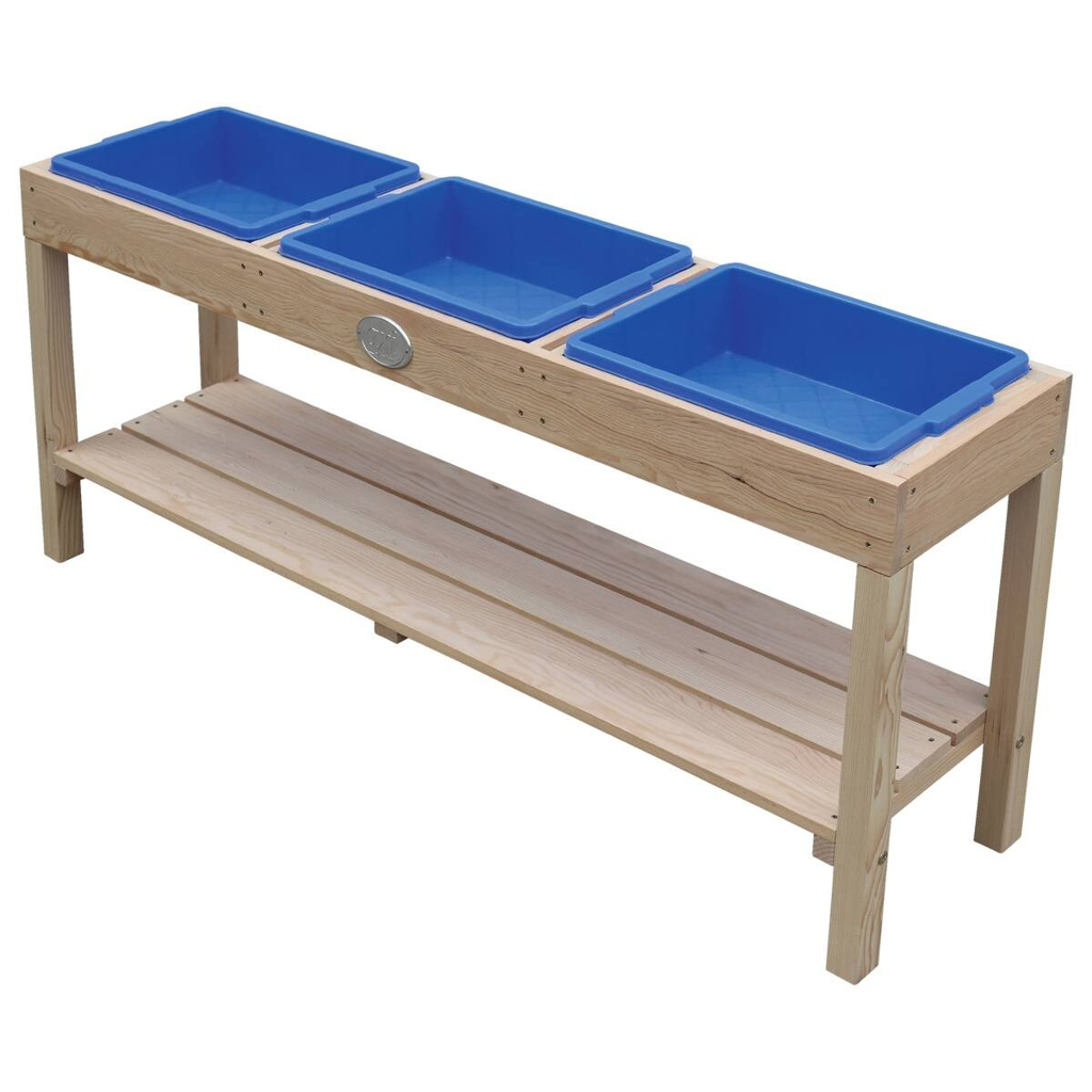 AXI Aktivitäten-Tisch blau B/H/L: ca. 124x50x27 cm