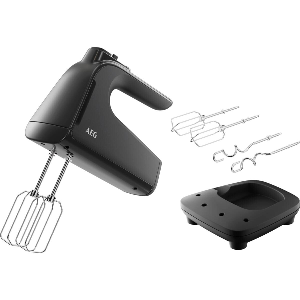 Handmixer schwarz Kunststoff Metall B/H/L: ca. 9x17x21 cm