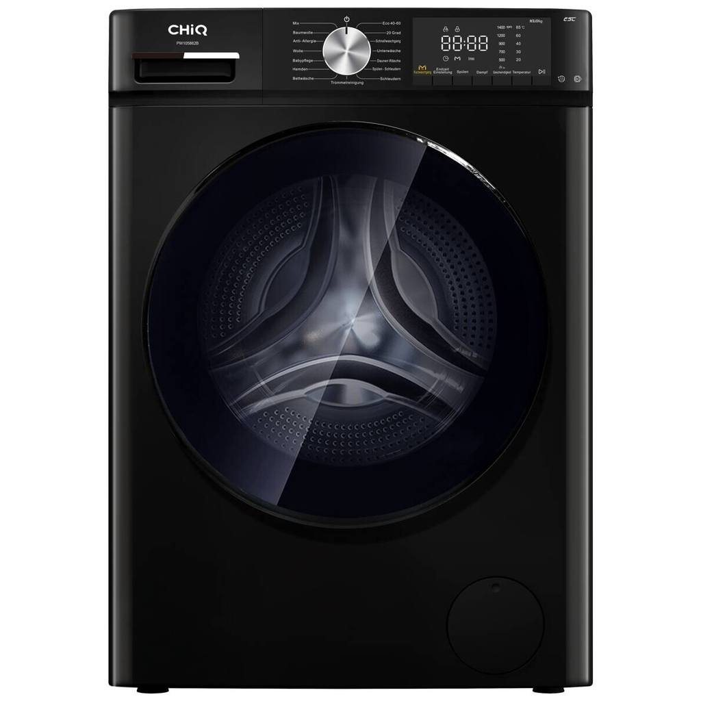 CHiQ Waschmaschine PW105862B schwarz B/H/T: ca. 60x84,7x57,7 cm