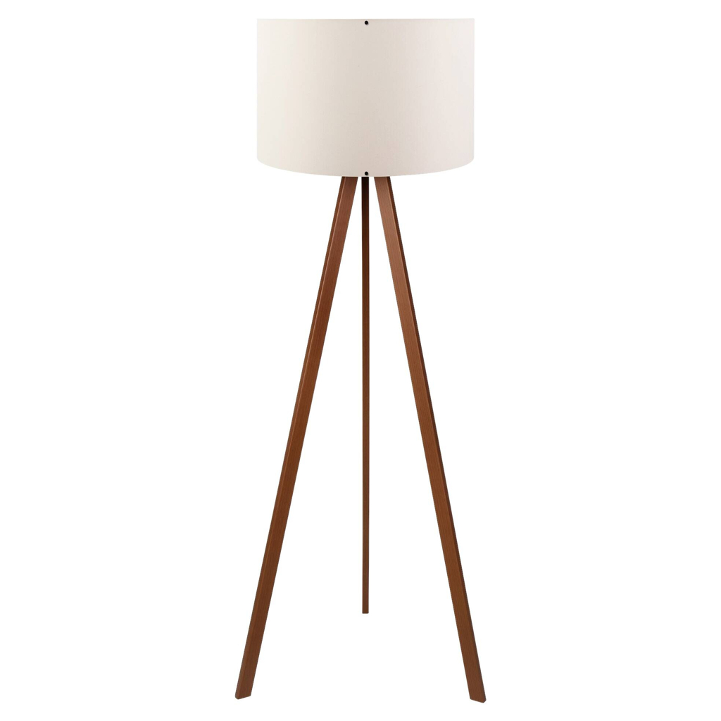 Opviq Stehlampe AYD-1527 braun ecru PVC B/H/T/L/D: ca. 38x140x38x38x38 cm E27 1 Brennstellen