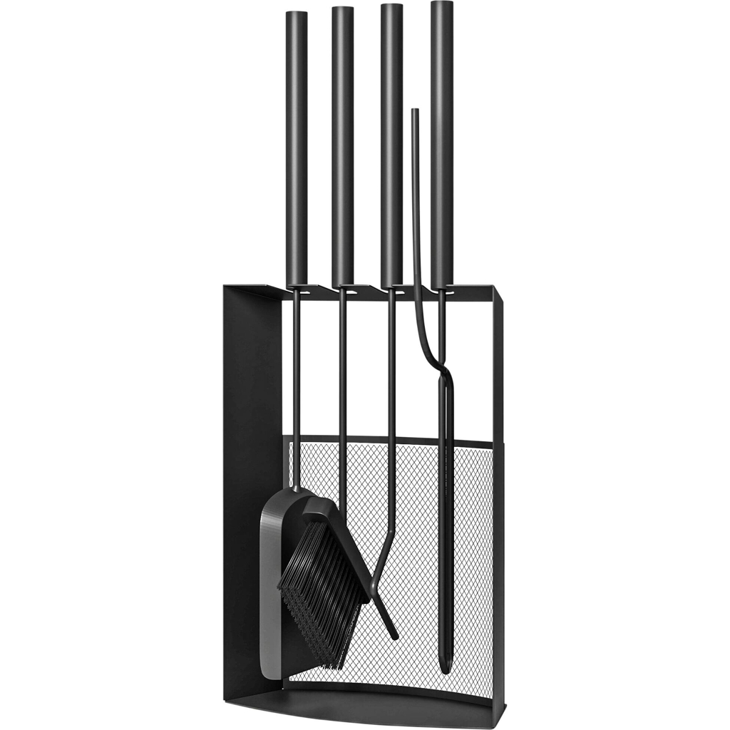 Outsunny Kaminbesteck schwarz B/H/L: ca. 13x59,5x28 cm
