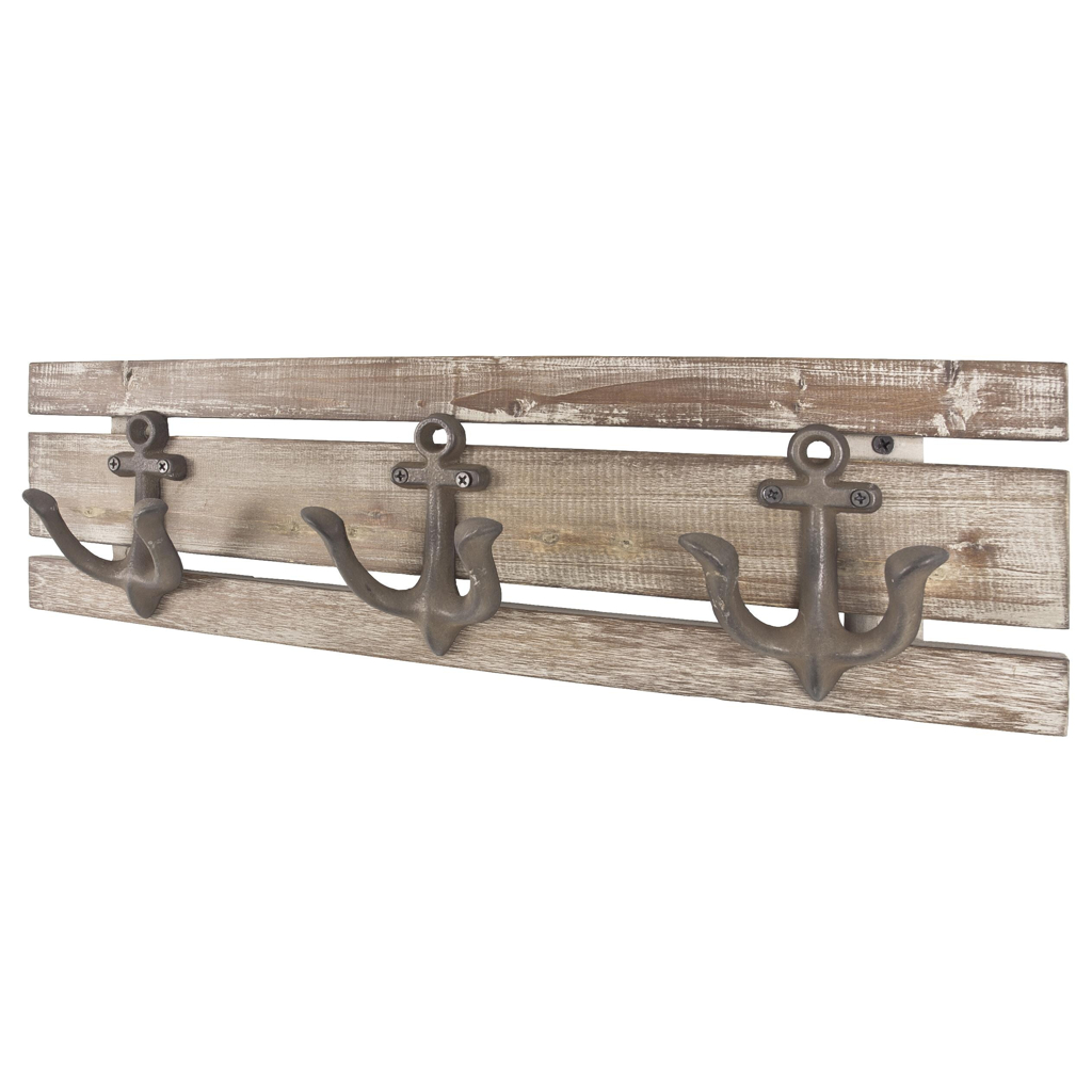 Garderobenleiste Vintage Optik Kiefer B/H/T: ca. 50x14x7 cm