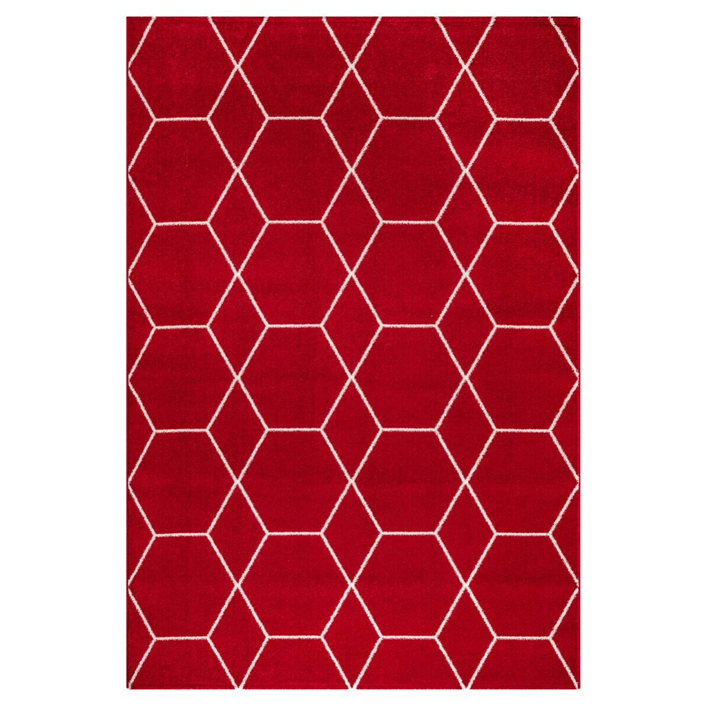 Sanat Teppich Trellis rot B/L: ca. 200x290 cm