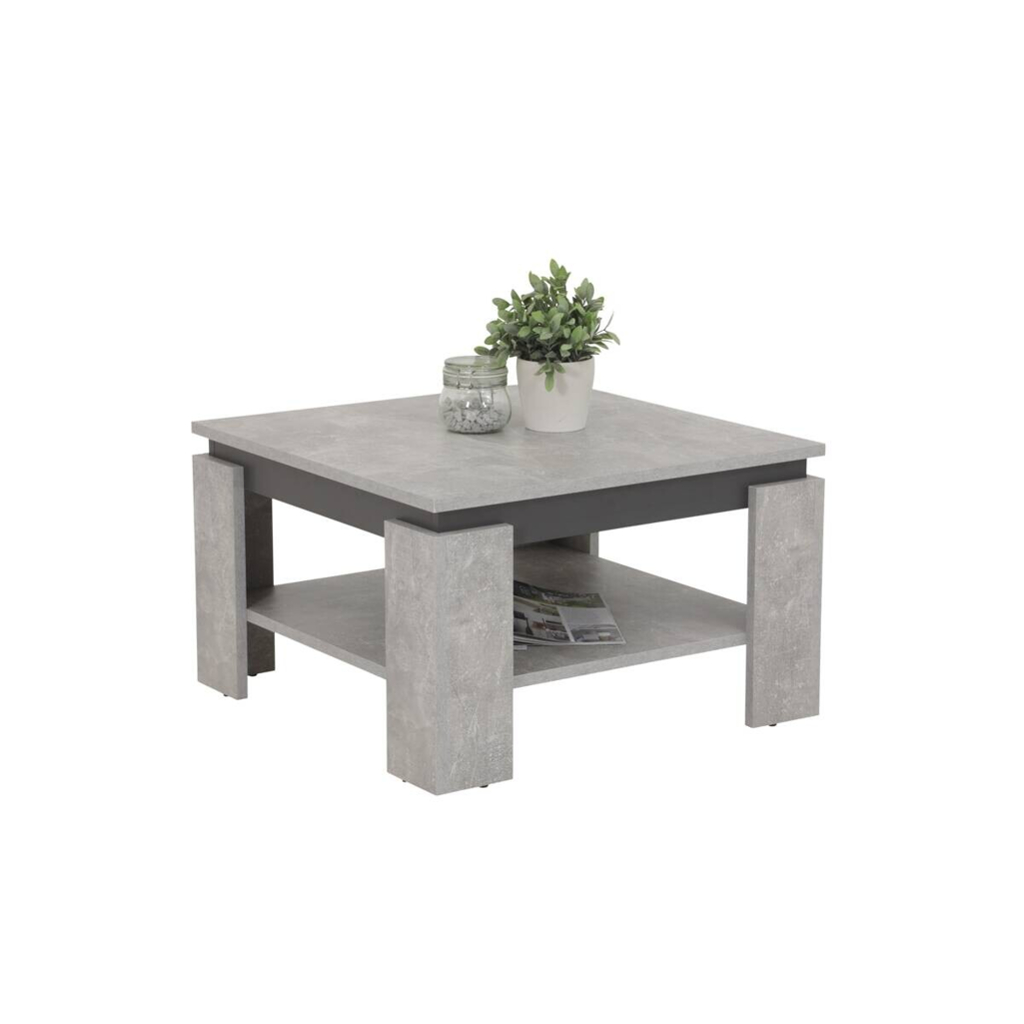 Couchtisch Tim III Beton anthrazit B/H/T: ca. 86x41x68 cm