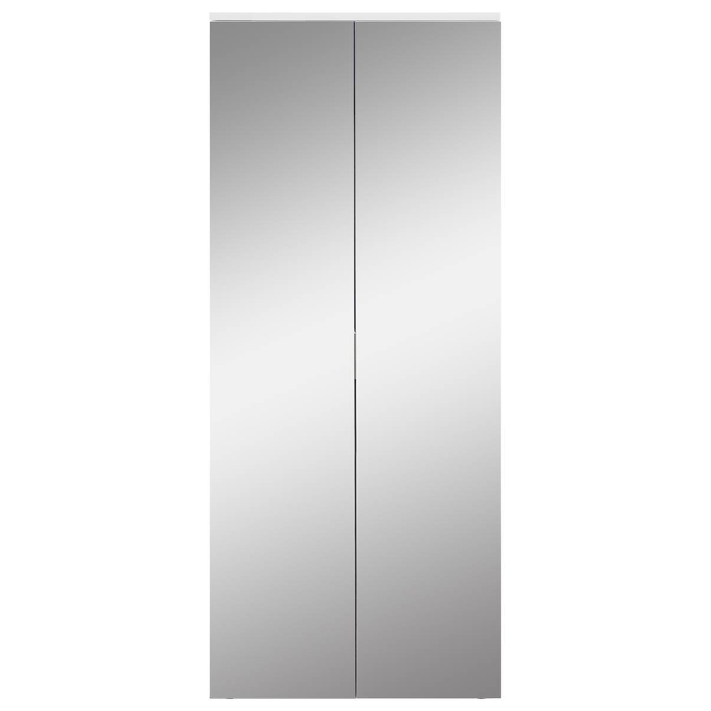 Schuhschrank Lincoln weiß B/H/T: ca. 80x190x35 cm