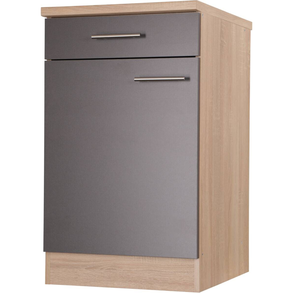 Unterschrank Merle grau B/H/T: ca. 50x85x60 cm