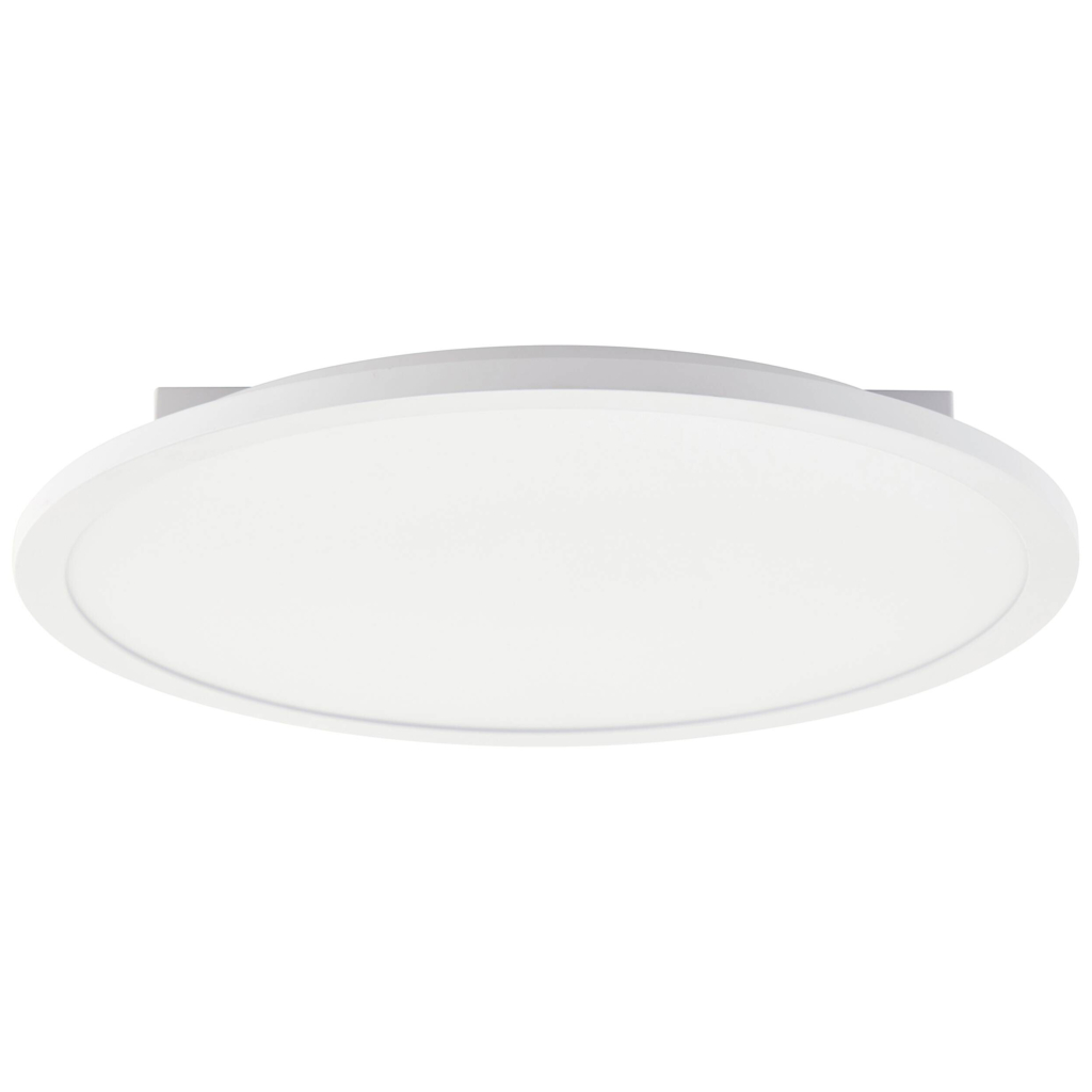 Brilliant LED-Deckenleuchte Briston weiß Kunststoff Metall B/H/L/D: ca. 43,5x7,5x44x42 cm