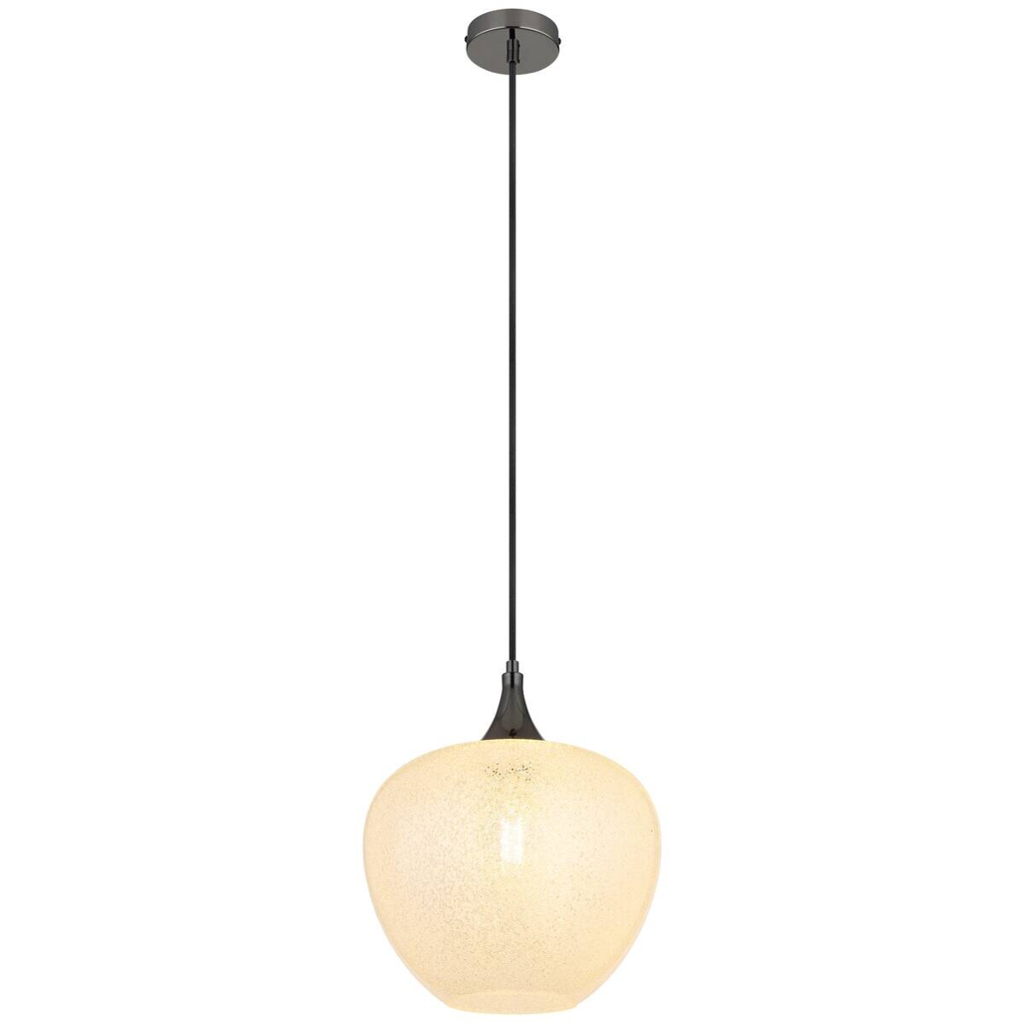 GLOBO Pendelleuchte MAXY 15548H1K klar schwarz Chrom Metall Acryl H/D: ca. 120x29 cm E27 1 Brennstellen