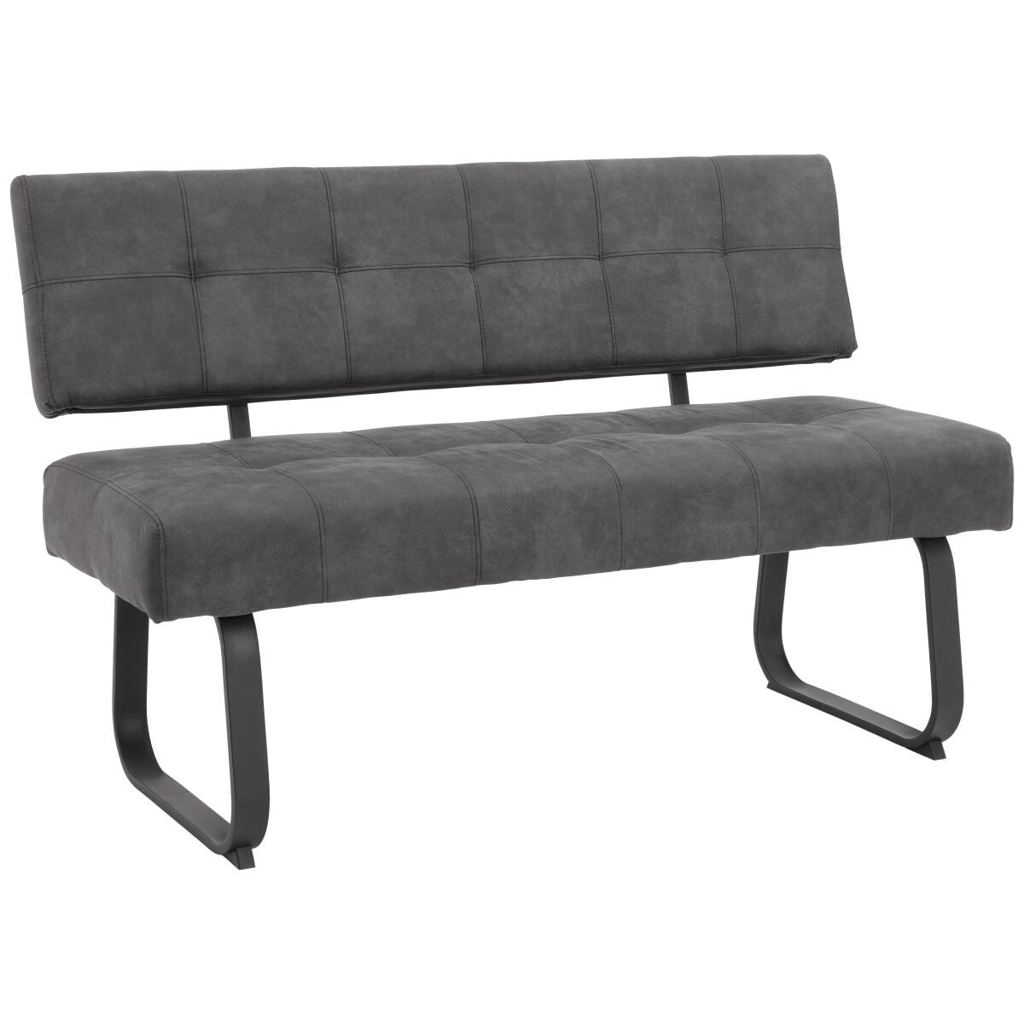 Sitzbank Luise I B anthrazit Vintage B/H/T: ca. 140x90x64 cm