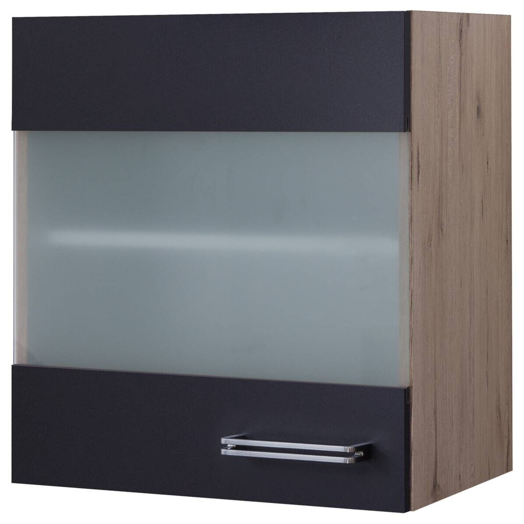 Hängeschrank Elva anthrazit strukturiert B/H/T: ca. 50x54,8x32 cm