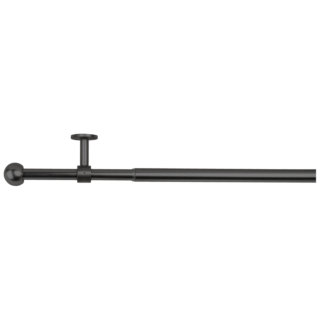 ondeco Stilgarnituren schwarz Metall ausziehbar von ca. 120 bis 210 cm 1.0 Läufe
