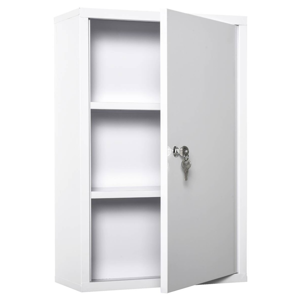 Medizinschrank weiß Polypropylen B/H/L: ca. 18x40x60 cm