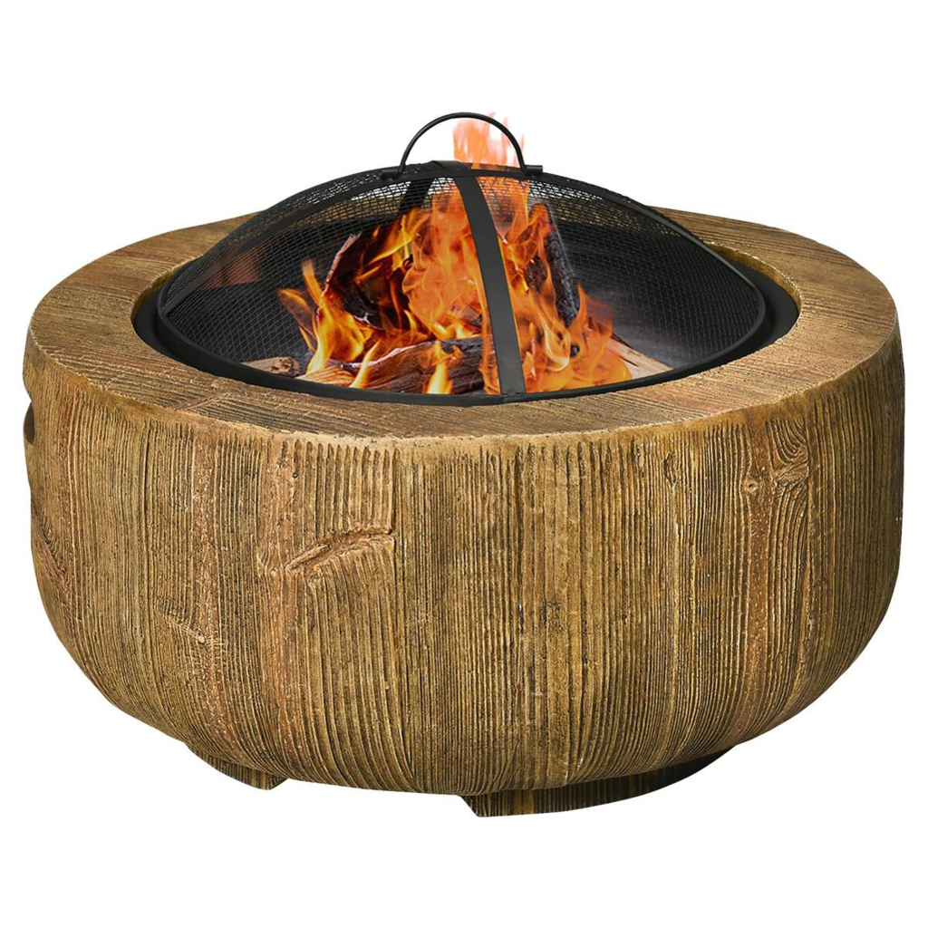 Outsunny Feuerstelle Metall B/H/L: ca. 61,5x39x61,5 cm