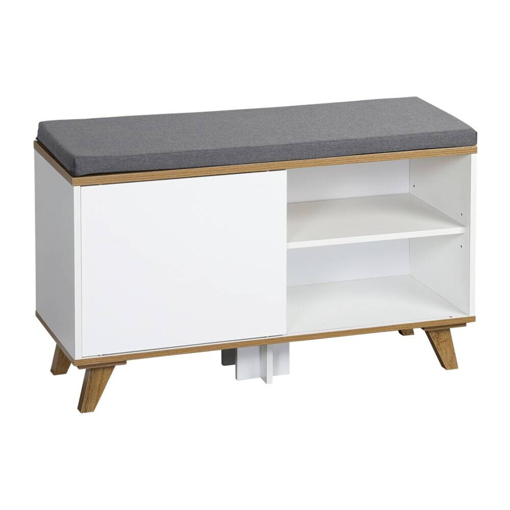 Kesper Schuhschrank natur Holz B/H/L: ca. 30x48x77 cm