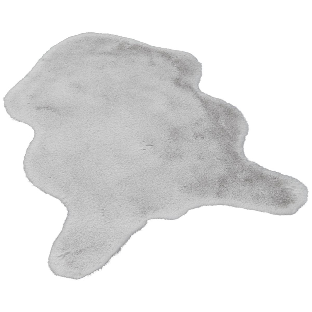 Fellimitat Mats silber B/L: ca. 60x90 cm