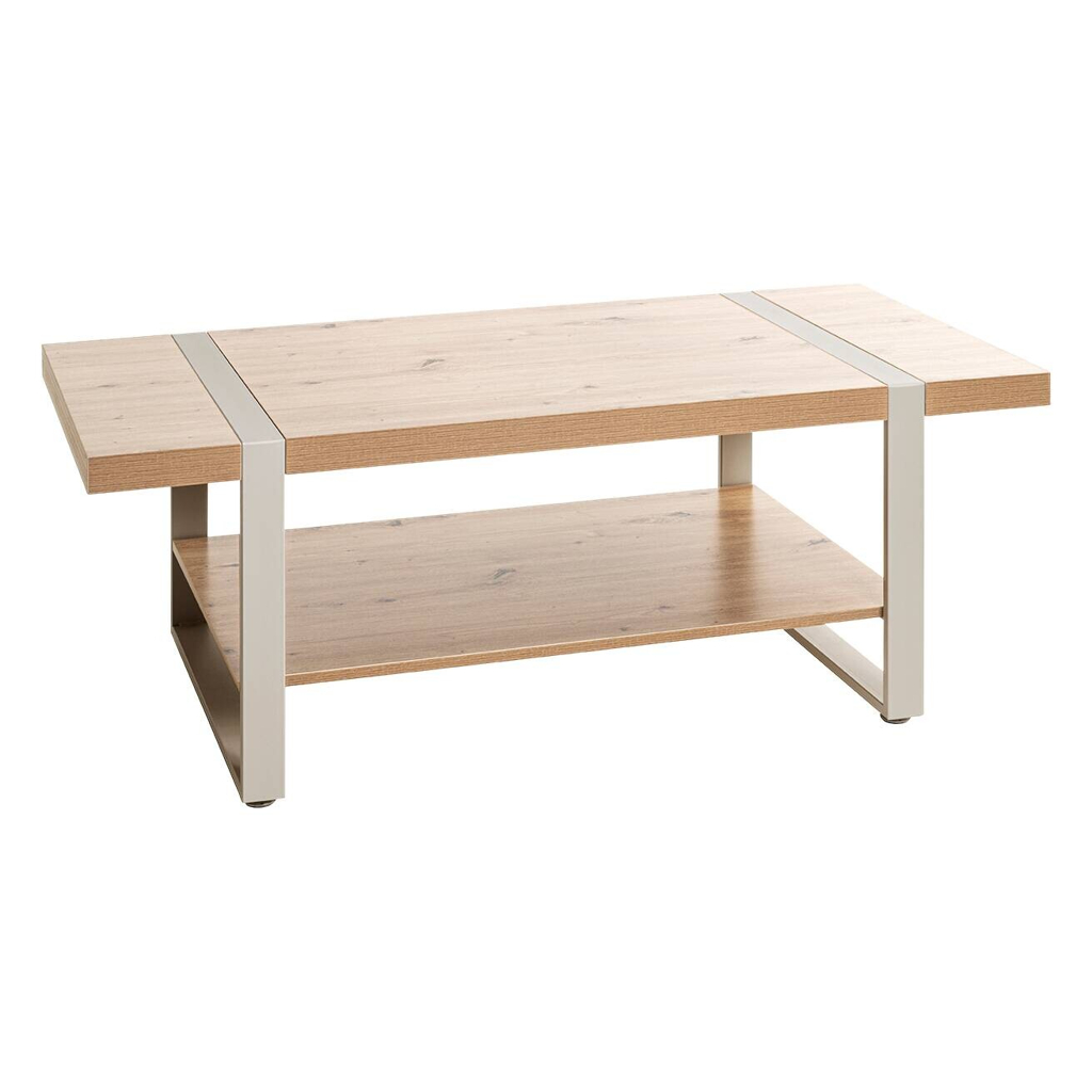 Couchtisch  Eiche hell Nachbildung Kaschmir B/H/T: ca. 120x45x60 cm