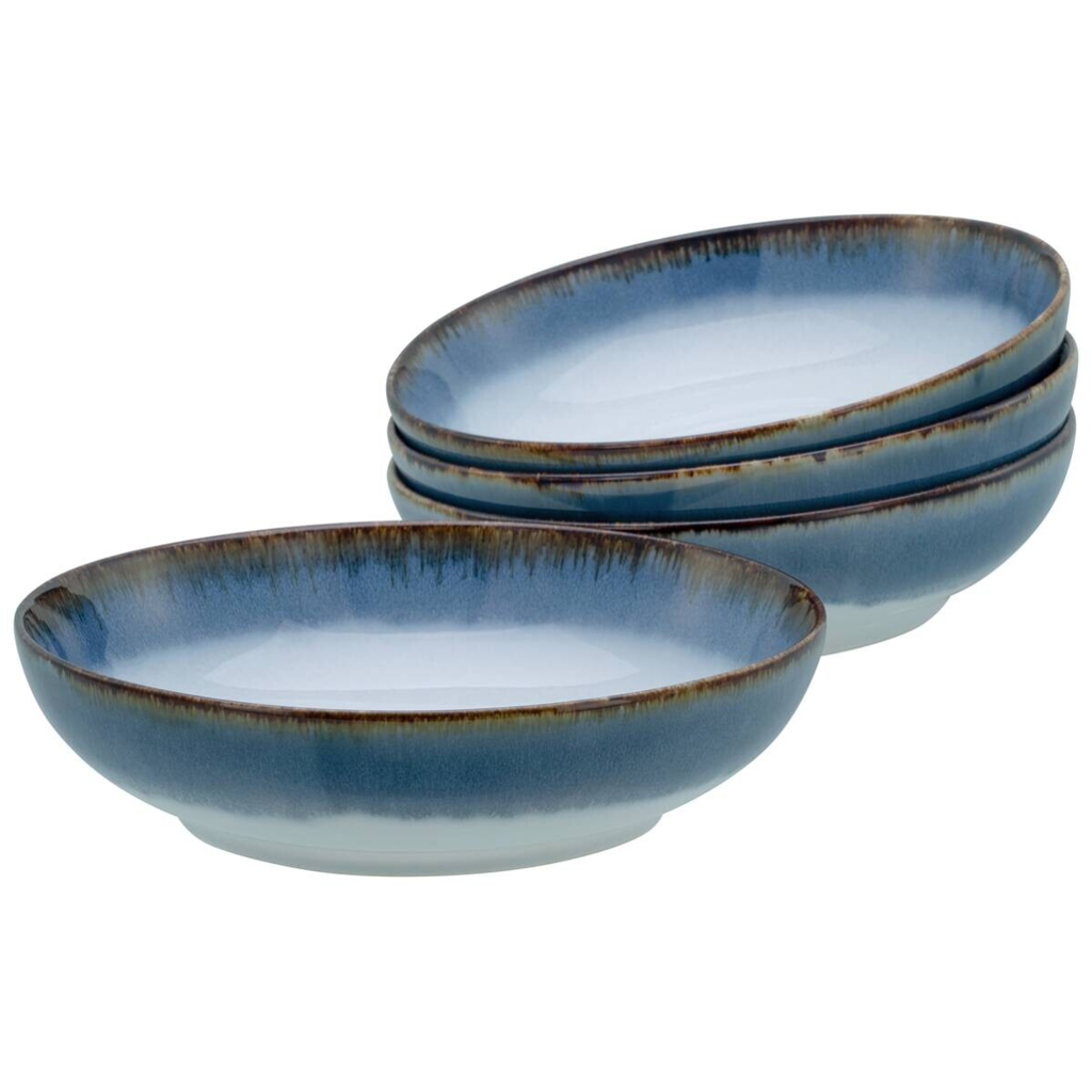 CreaTable Schüssel-Set Cascade blau Steinzeug