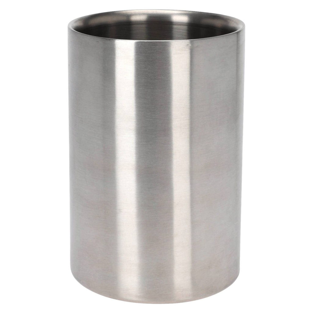 Weinkühler silber Edelstahl H/D: ca. 20x12 cm