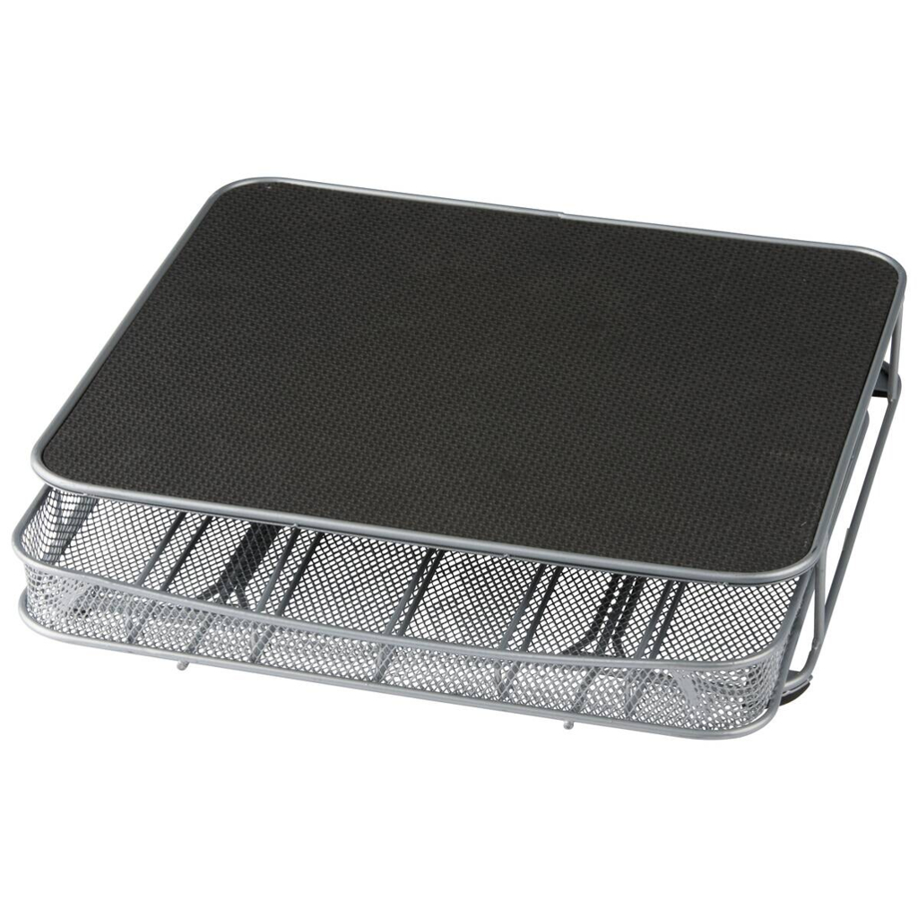 Kapselhalter schwarz Metall B/H/L: ca. 6x31,5x29 cm