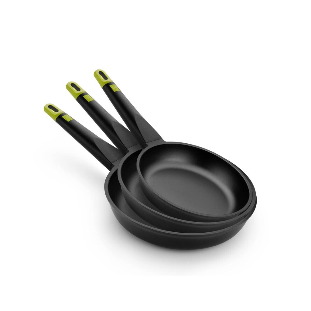 BRA Pfannenset Foodie schwarz Aluminium 3 tlg.