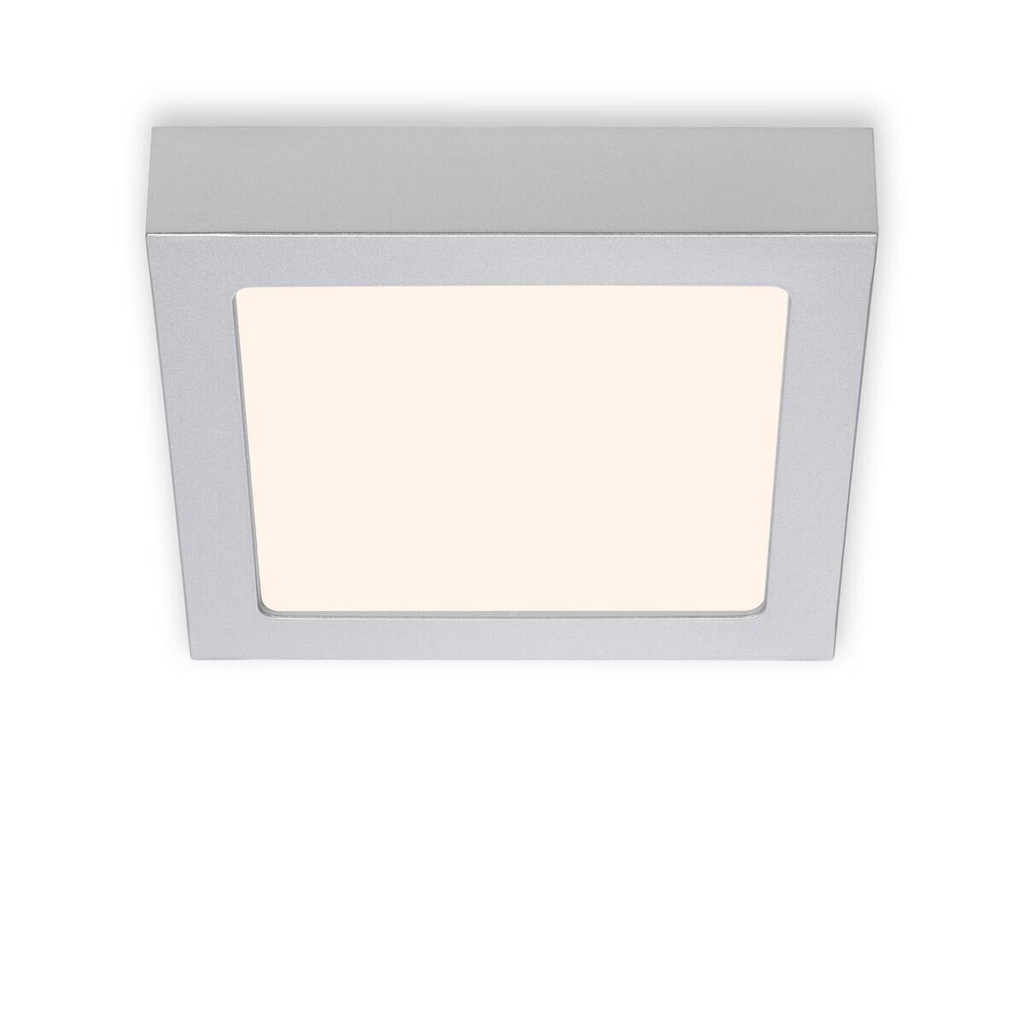 GLOBO LED-Deckenleuchte Fire Chrom Metall B/H/T: ca. 17x3,2x17 cm